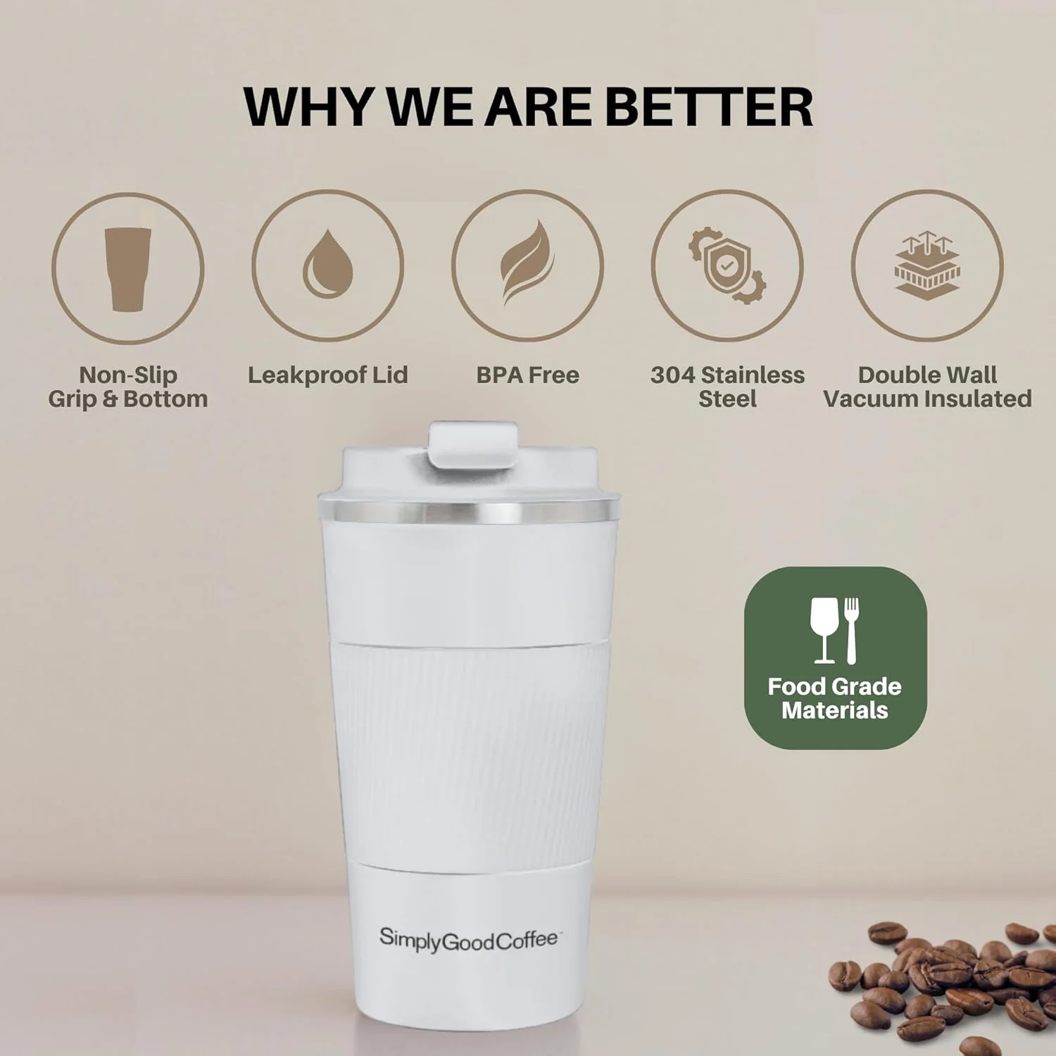 The Thermal Mug, White - Image 3